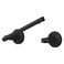 Pfister Pfirst Modern Wall Mounted Toilet Paper Holder Matte Black Metal Bathroom Accessory with Pivoting Design for Easy Loading and Concealed Screw Installation BPHPFM0B
