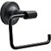 Franklin Brass Voisin 1Pack Toilet Paper Holder Euro Single Post Tissue Roll Wall Mount TP Storage Matte Black Bathroom Decor Accessories VOI50MB