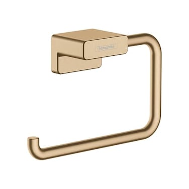 hansgrohe AddStoris Toilet Paper Holder without Cover in Brushed Bronze 41771140