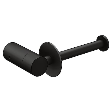 Moen YB0409BL Single Post Modern Toilet Paper Holder Matte Black