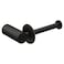 Moen YB0409BL Single Post Modern Toilet Paper Holder Matte Black