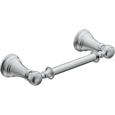 Moen YB8408CH Weymouth Double Post Pivoting Toilet Paper Holder Chrome
