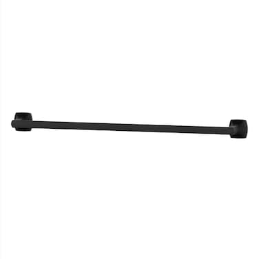 Pfister Vaneri Bath Towel Bar for Bathroom 24Inch WallMounted ScrewIn Matte Black Finish BTBVRI2B