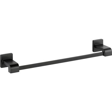 Delta Towel Rack 18 Inch Matte Black Towel Bar for Bathroom Kitchen Ara Accessories