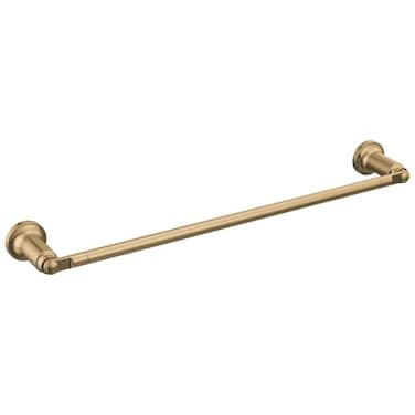 Delta Saylor 1Pack 18 Towel Rack for Bathroom Champagne Bronze Towel Bar for Bathroom Wall Towel Holder Rod Wall Mounted 73518CZ