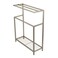 Kingston Brass SCC8368 Edenscape Freestanding TowelRack Brushed Nickel