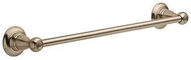 Delta Faucet Porter 18 inch Towel Bar SpotShield Brushed Nickel Bathroom Accessories PTR18BN