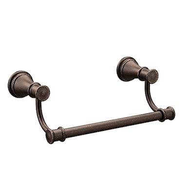 Moen Belfield Oil Rubbed Bronze 9Inch Bathroom Hand Towel Bar YB6486ORB