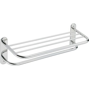 Moen 5208241PS 24Inch Hotel Shelf with Single Towel Bar Stainless
