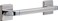 DELTA FAUCET 41912 Angular Modern Grab Bar 12Inch Polished Chrome