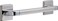 DELTA FAUCET 41912 Angular Modern Grab Bar 12Inch Polished Chrome