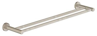 Symmons 353DTB18STN Dia 18 in Double Towel Bar in Satin Nickel