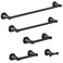 Delta Hand Towel Holder 8 Inch Matte Black Towel Bar for Bathroom Kitchen Esato Accessories