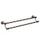 Moen YB6422ORB Belfield 24 inch Bathroom Double Towel Bar Oil Rubbed Bronze