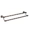 Moen YB6422ORB Belfield 24 inch Bathroom Double Towel Bar Oil Rubbed Bronze