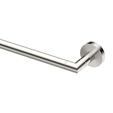Gatco 4641 Glam 18 Towel Bar Satin Nickel Wall Mounted Towel Holder For Bathroom