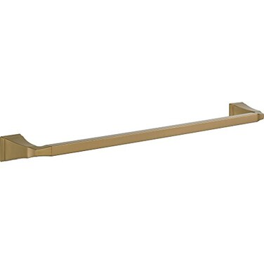 DELTA Dryden 24 inch Towel Bar Champagne Bronze Bathroom Accessories 75124CZ