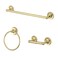 Kingston Brass BAK31248PB Victorian 3Piece Bathroom Accessory Set Polished Brass