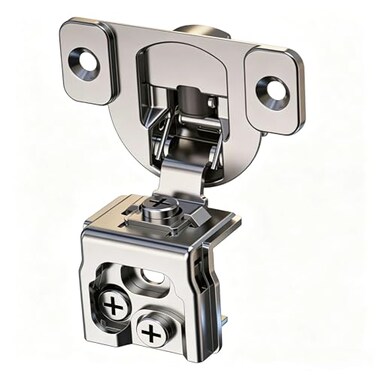 STIANC 50 Pack 1 14 Overlay 3D Soft Close Hinges for Face Frame Kitchen Cabinet 3 Way Adjustability Quiet Self Closing Door 105 Degree