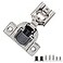 STIANC 50 Pack 12 Overlay 2D Soft Close Hinges for Face Frame Kitchen Cabinet 3 Way Adjustability Quiet SelfShut Door105 Degree
