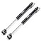 NAIERDI 2 Pack Lift Support Gas Strut Soft Close Hinges 150N33lb Gas Spring Lid Support Toy Box Hinges Kitchen Cabinet Hinges Black