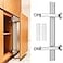XBLWIN Lateral Opening Door Hinge Set 180 Parallel Opening Cabinet Wardrobe Door Sliding LoadBearing 154lb Heavy Duty Hinge