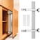 XBLWIN Lateral Opening Door Hinge Set 180 Parallel Opening Cabinet Wardrobe Door Sliding LoadBearing 154lb Heavy Duty Hinge