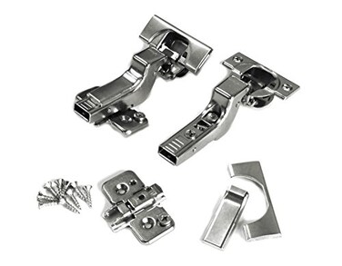 Blum Clip top BLUMOTION Soft Close Hinges 110 Degree Self Closing Frameless with Mounting Plates and Hinge Cover Plates Inset 8 Pack 4 Pair