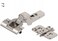 Blum Soft Close Full Inset Concealed Euro Cabinet Door Hinge Set with 110 Opening Angle Clip Top BLUMOTION Technology for Frameless Cabinets Includes 2 Hinges 2 0mm Mounting Plates Screws