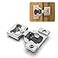 Chibery 50 Pack 14 Small Overlay 4D Concealed Hinges for Face Frame Door Soft Close OnOff Switch Self Closing 105 Open Angle Concealed Stainless Steel Hinges for Framed Cabinet Satin Nickel