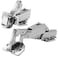 TamBee 12 Inch Overlay 175 Degree Cabinet Door Hinges 48mm Frameless Soft Close Lazy Susan Hinges for Corner Kitchen Adjustable2 Pcs1 Pair Half Overlay
