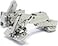 TamBee 12 Inch Overlay 165 Degree Cabinet Door Hinges 48mm Frameless Soft Close Hinges for Kitchen Corner Adjustable Lazy Susan for Cabinet2 Pcs1 Pair Half Overlay