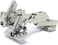 TamBee 12 Inch Overlay 165 Degree Cabinet Door Hinges 48mm Frameless Soft Close Hinges for Kitchen Corner Adjustable Lazy Susan for Cabinet2 Pcs1 Pair Half Overlay