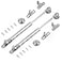 LEICHI 2 Pcs 18lb 80N Hydraulic Gas Strut Lift Support Cabinet Hinge Kitchen Cupboard Door Gas Spring Door Shocks Cabinets Hinges