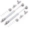 LEICHI 2 Pcs 18lb 80N Hydraulic Gas Strut Lift Support Cabinet Hinge Kitchen Cupboard Door Gas Spring Door Shocks Cabinets Hinges
