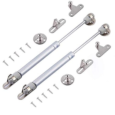 LEICHI 2 Pcs 18lb 80N Hydraulic Gas Strut Lift Support Cabinet Hinge Kitchen Cupboard Door Gas Spring Door Shocks Cabinets Hinges