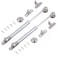 LEICHI 2 Pcs 18lb 80N Hydraulic Gas Strut Lift Support Cabinet Hinge Kitchen Cupboard Door Gas Spring Door Shocks Cabinets Hinges