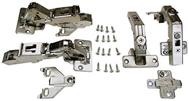 Blum 12 Overlay Face Frame Hinge Kit for PieCorner Cabinets