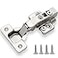 DecoBasics Full Overlay European Soft Close Cabinet Hinges for Kitchen Cabinets 10 Pcs 105 Frameless Concealed Cabinet Door Hinge 5 Way Adjustability Clip on Plate for Easy Installation