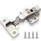 DecoBasics Full Overlay European Soft Close Cabinet Hinges for Kitchen Cabinets 10 Pcs 105 Frameless Concealed Cabinet Door Hinge 5 Way Adjustability Clip on Plate for Easy Installation