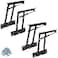 ZEONHEI 2 Pair 50kg100lbs Folding Lift up Top Table Gas Hydraulic Hinge Hardware Lifting Frame Desk Mechanism Spring Hinge Bracket with 60 Screws Tea Coffee Table Furniture Accessories