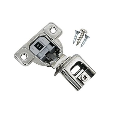 Rok 10 Pack Salice 106 Degree Silentia 138 Overlay Screw On Soft Close Cabinet Hinge with 2 Cam Adjustment CUP3CD9