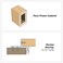 Richelieu Hardware BP139M41 Pack of 2 units Traditional SelfClosing Hinge Partially Enveloping Hinge Antique Copper Finish