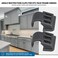 DTC 100 Pack Angle Restrictor Restriction Clips for Face Frame Hinges 86 Degree Kitchen Cabinet Door Restraints EH89