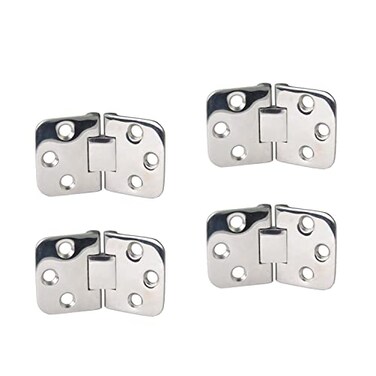 NRCXRC Marine 316 Stainless Steel Boat Hinge SelfSupporting Folding Table Hinges Home Flap Tables Furniture Hardware Folding Table Hardware 4pcs