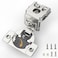 FURNIWARE Closing Speed Control 50 Pack 112 Inch Overlay Soft Close Hinges for Face Frame Cabinet 4D Adjustment Stainless Steel Kitchen Cabinet Hardware 105 Open Concealed Self Closing Hinge