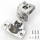 FURNIWARE Closing Speed Control 50 Pack 112 Inch Overlay Soft Close Hinges for Face Frame Cabinet 4D Adjustment Stainless Steel Kitchen Cabinet Hardware 105 Open Concealed Self Closing Hinge