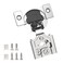 Chibery 10 Pack 58 Overlay 3D Soft Close Concealed Hinge for Face Frame Door Smooth Slow Self Closing Hinges Satin Nickel Hidden 105 Open Angle Stainless Steel Hinge for Kitchen Cabinet Door