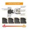 Chibery 10 Pack 1 Overlay 4D Soft Close Concealed Hinges for Face Frame Door Adjustable Closing Speed Smooth Slow Self Close Hinges Satin Nickel 105 Open Angle Stainless Steel Cabinet Hinges