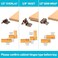 Donanim 12 Overlay Partial Wrap Bronz Cabinet Hinges Oil Rubbed Bronze Self Closing Cabinet Hinge for Kitchen Cabinet Doors20 Pack 10 Pairs